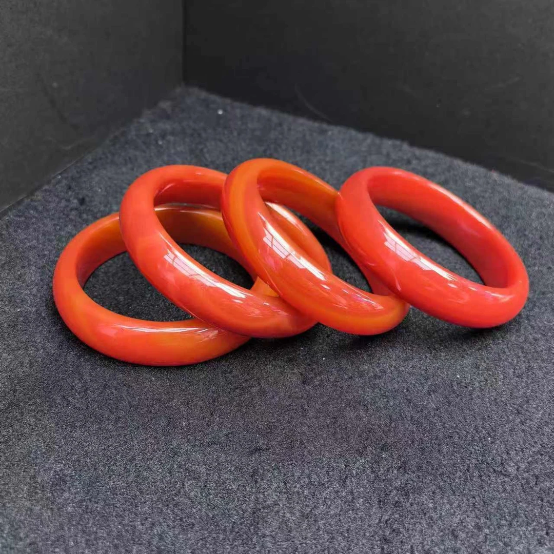 S1862【盛年珠宝】赤桖金龙桖玉玛瑙手镯-多样性发货只发一件