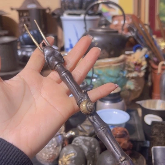 铜中古工艺品摆件