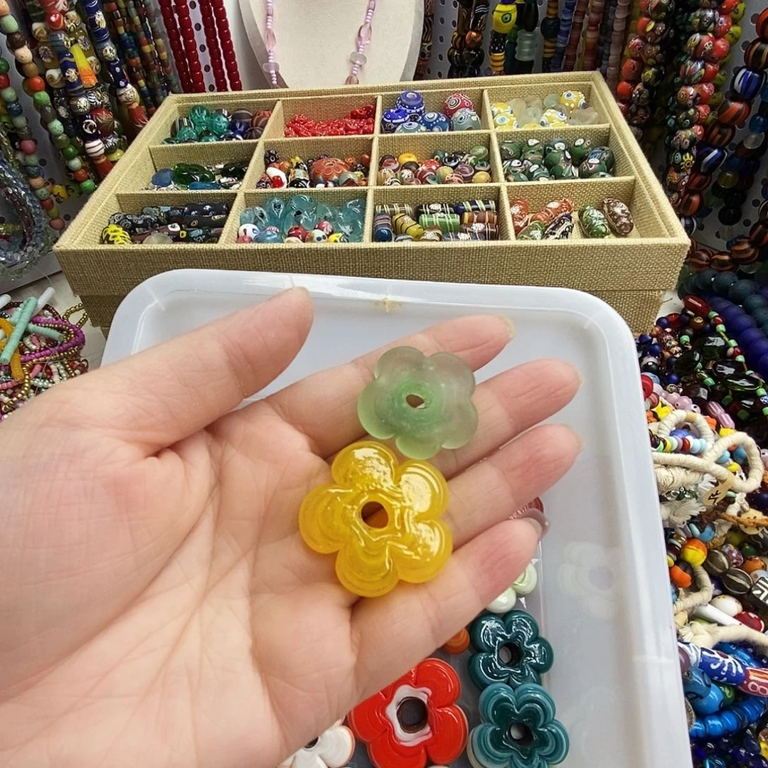 不***琉璃颈饰花花2片加单