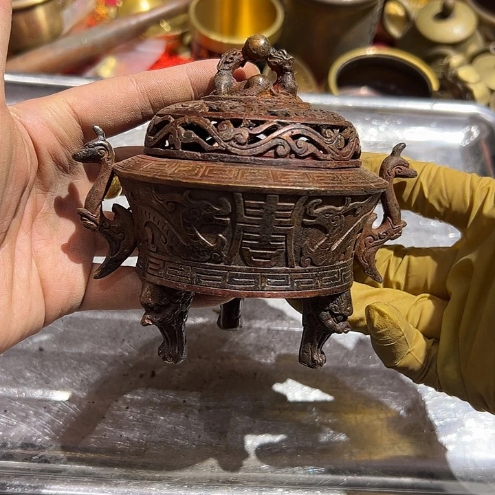 青*微瑕疵黄铜摆件工艺品