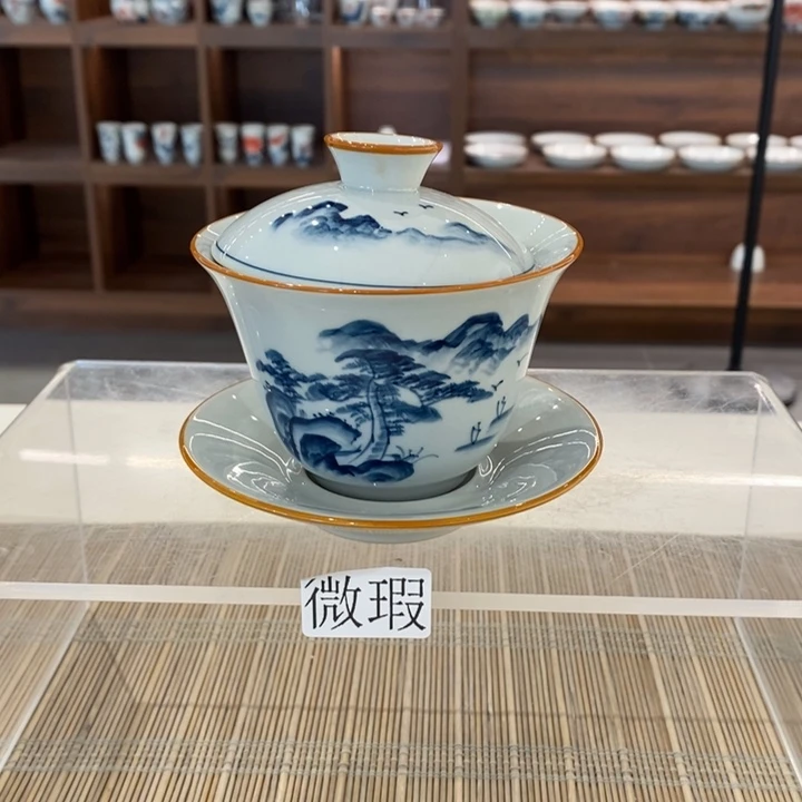 釉下老陶泥手工绘制