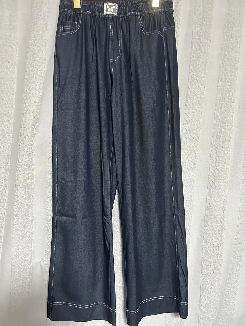 夏季宽松牛仔裤微弹力裤子时尚薄款长裤