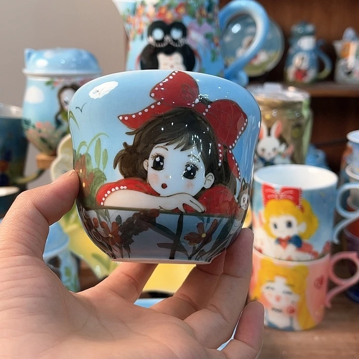 陶景德镇釉下手绘陶瓷