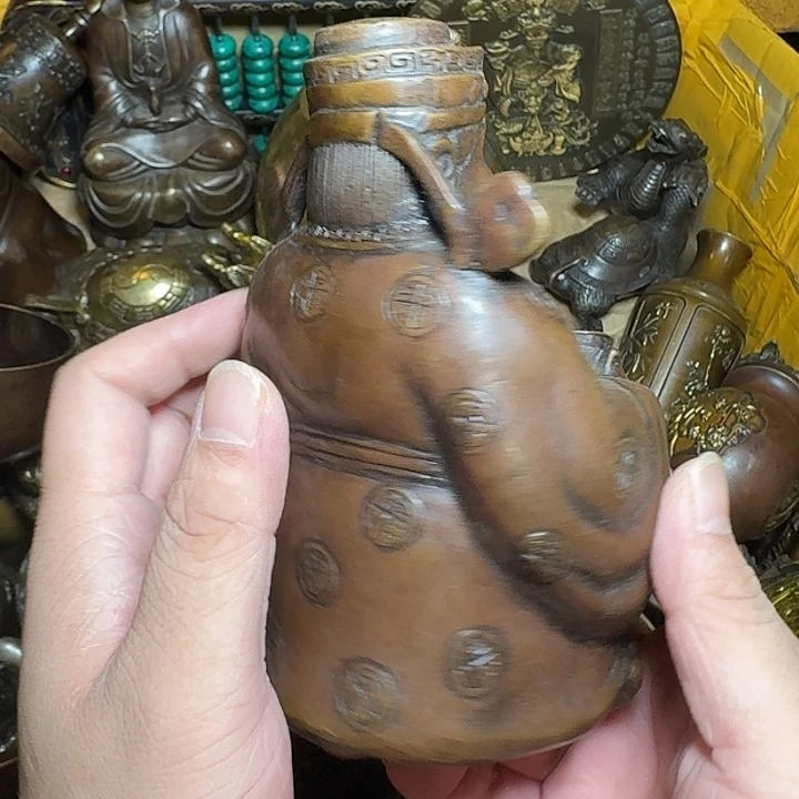 铜器摆件收收藏藏