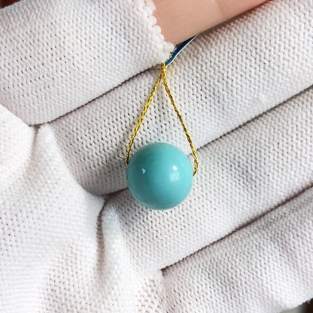 往***尘绿松石未镶嵌珠宝奇石