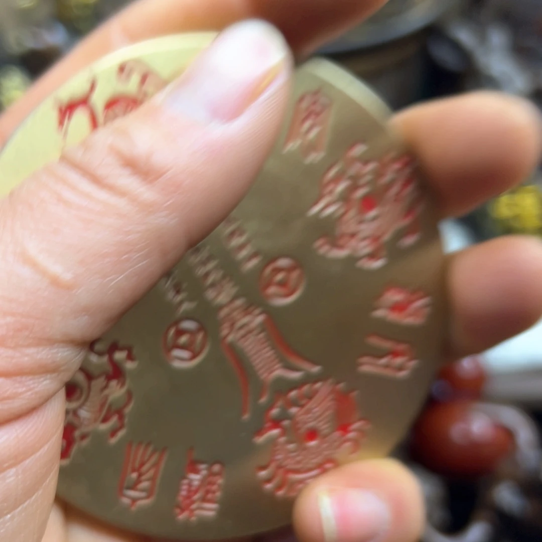 铜摆件欢迎欢迎你