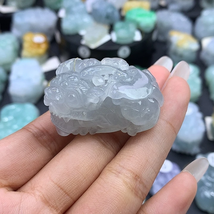 翡翠未镶嵌颈饰天然缅甸翡翠