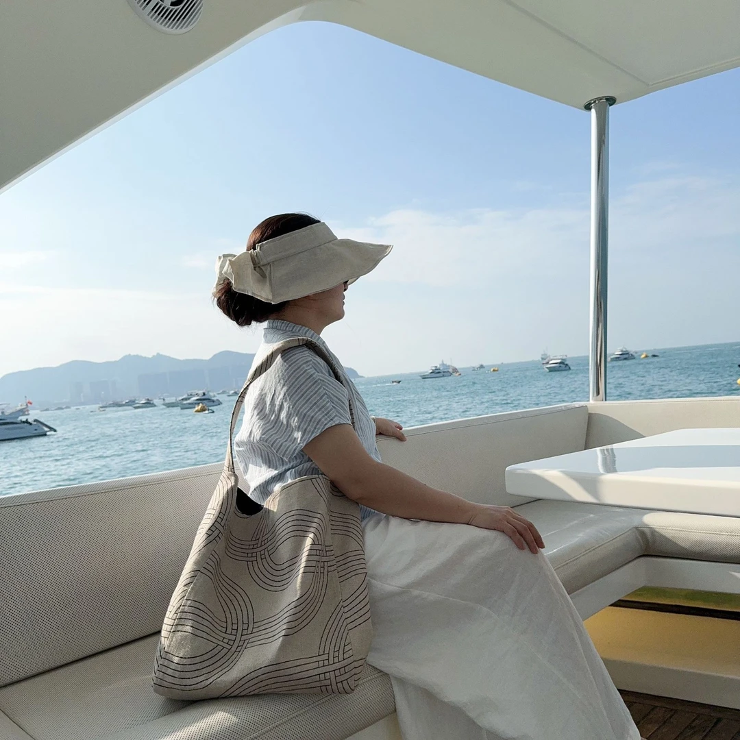 汉麻单肩包大容量手拎袋小众休闲2025021