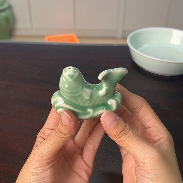 龙泉云间青瓷小米茶器