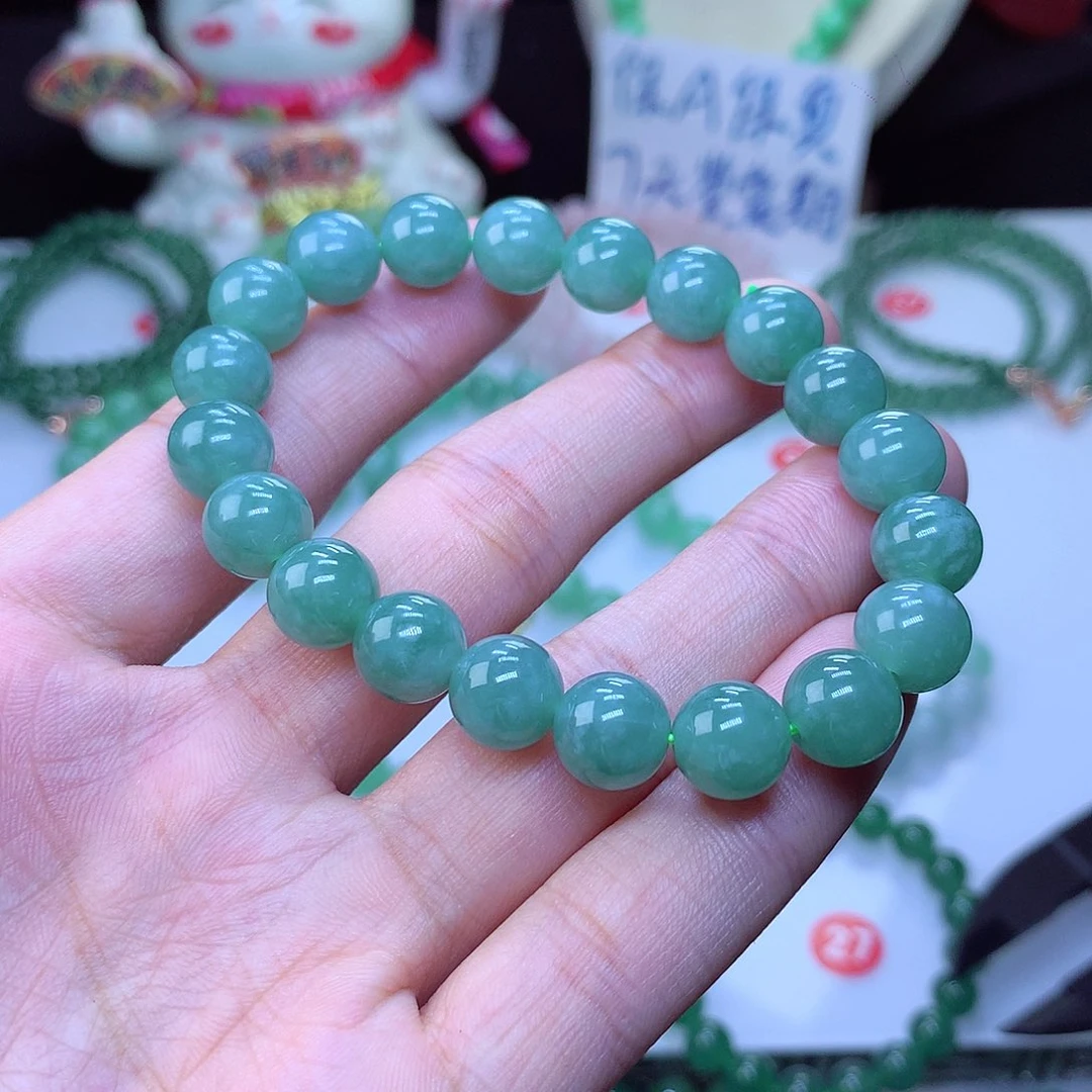 翡翠毛衣链未镶嵌