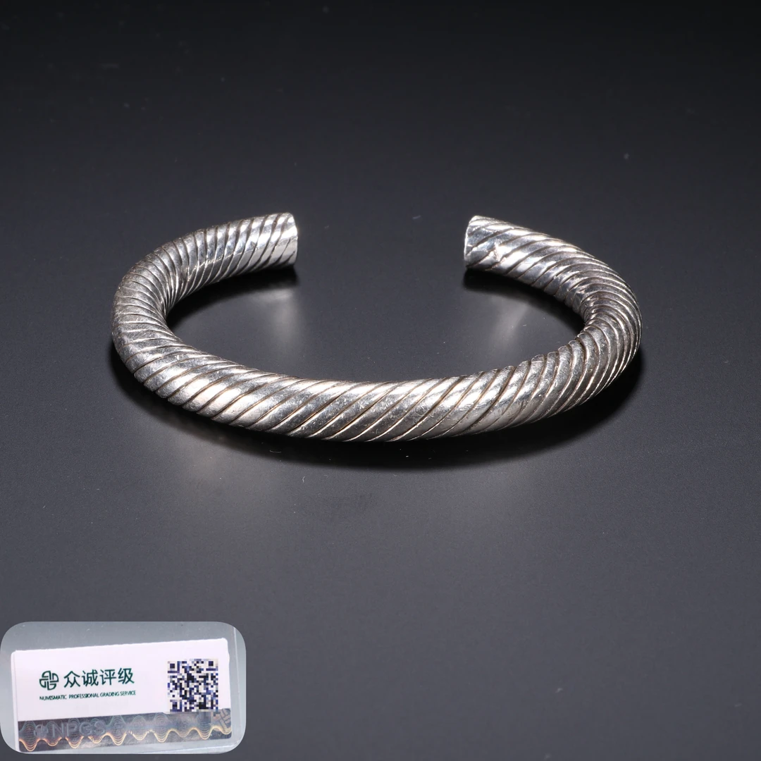 0920034/博古通今/集古藏今/银手镯/老金属器