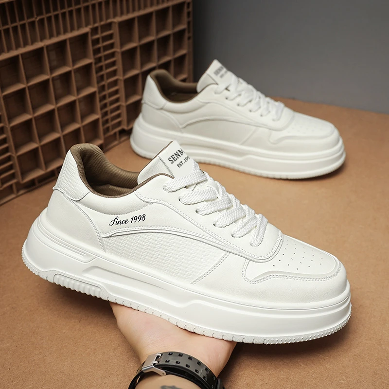 2025新款男士小白鞋韩版潮流男鞋软底轻便男式休闲鞋子板鞋MD3222