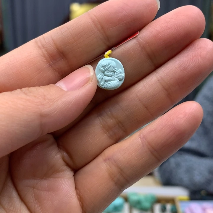 绿松石未镶嵌配饰