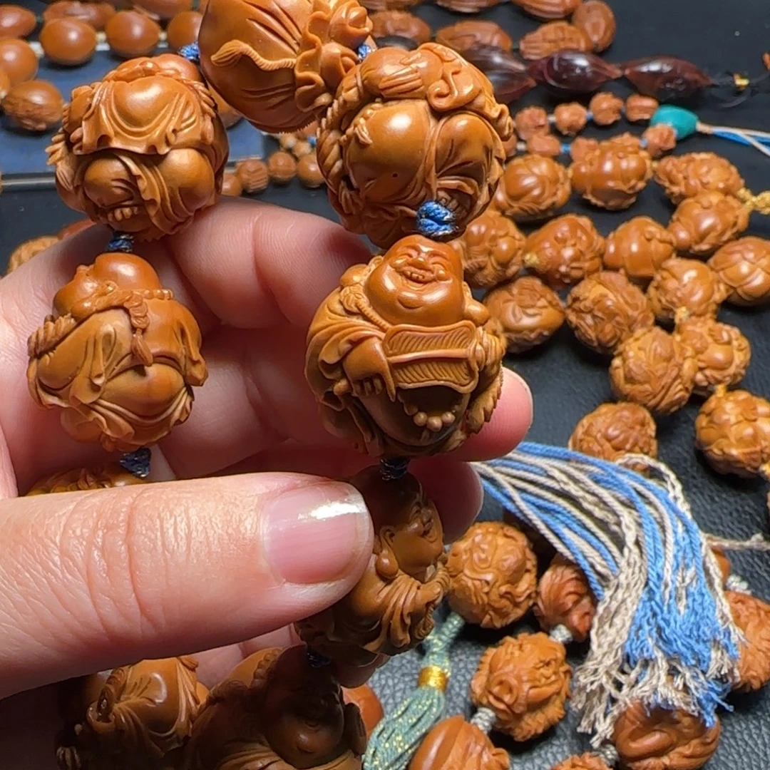 谁***了橄榄核手串/手链2.5弥勒