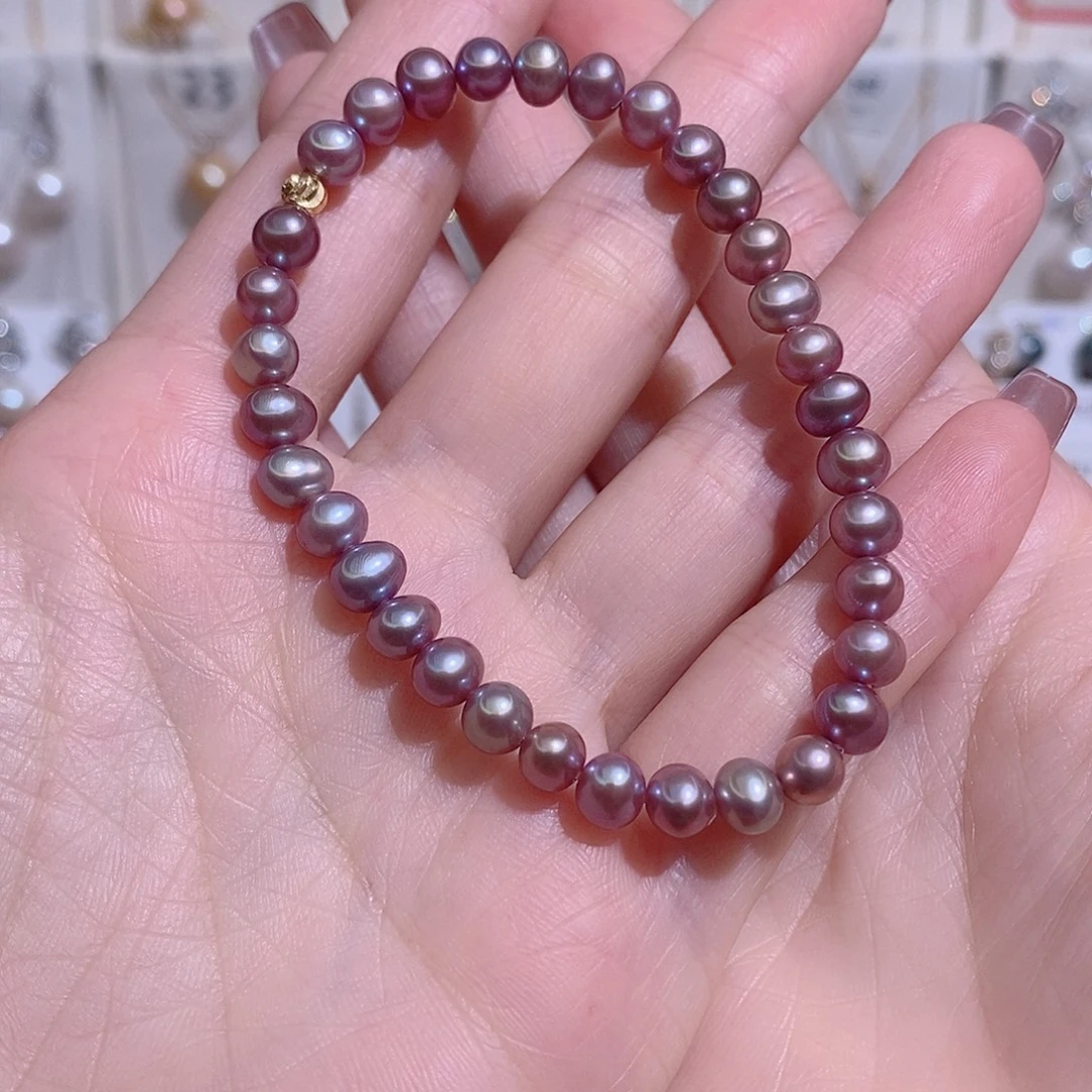 添***冬未镶嵌淡水珍珠手绳w