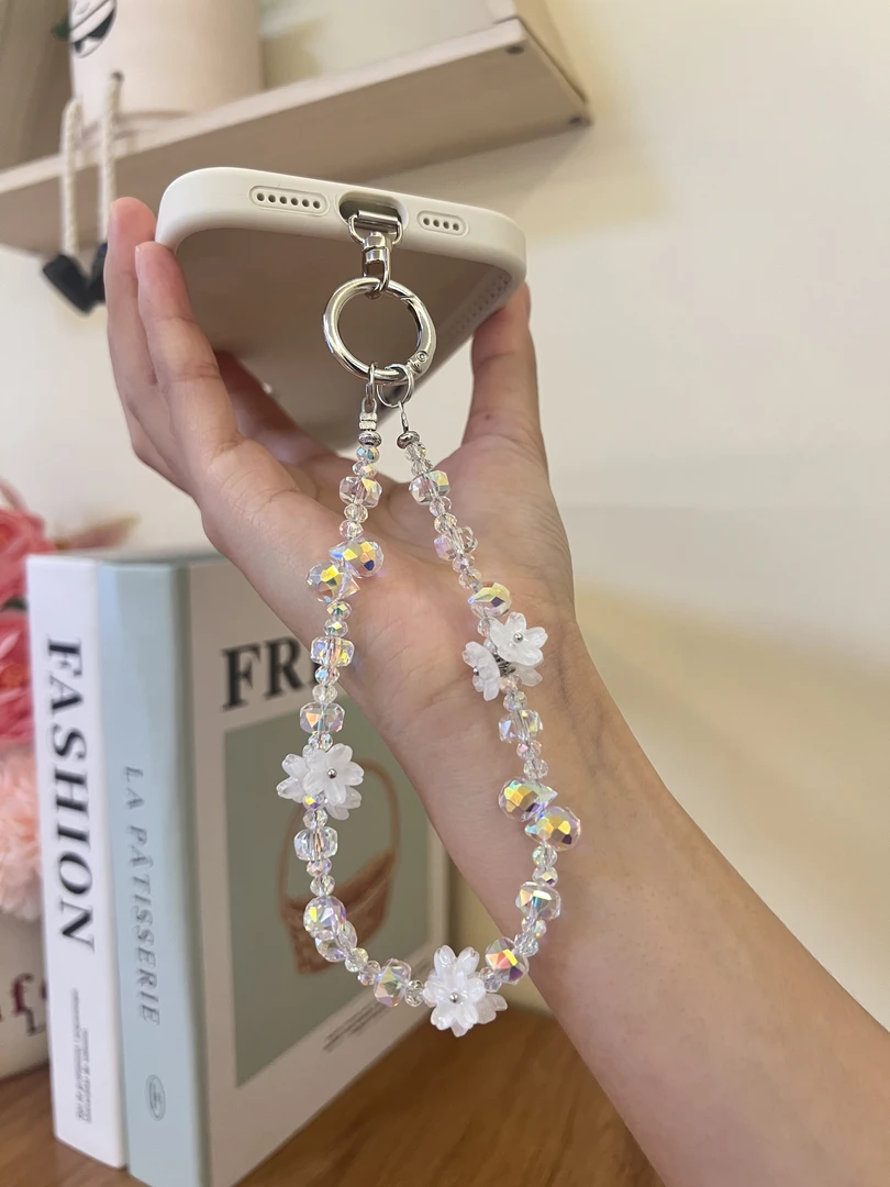 6001-699时尚手机链包包链钥匙链带金属钢片