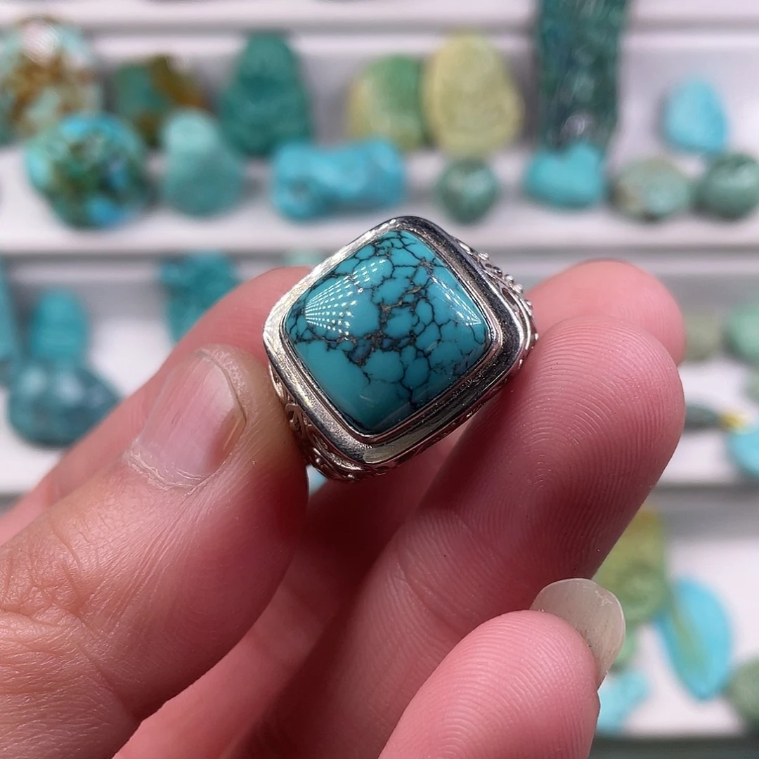 真***言绿松石未镶嵌颈饰