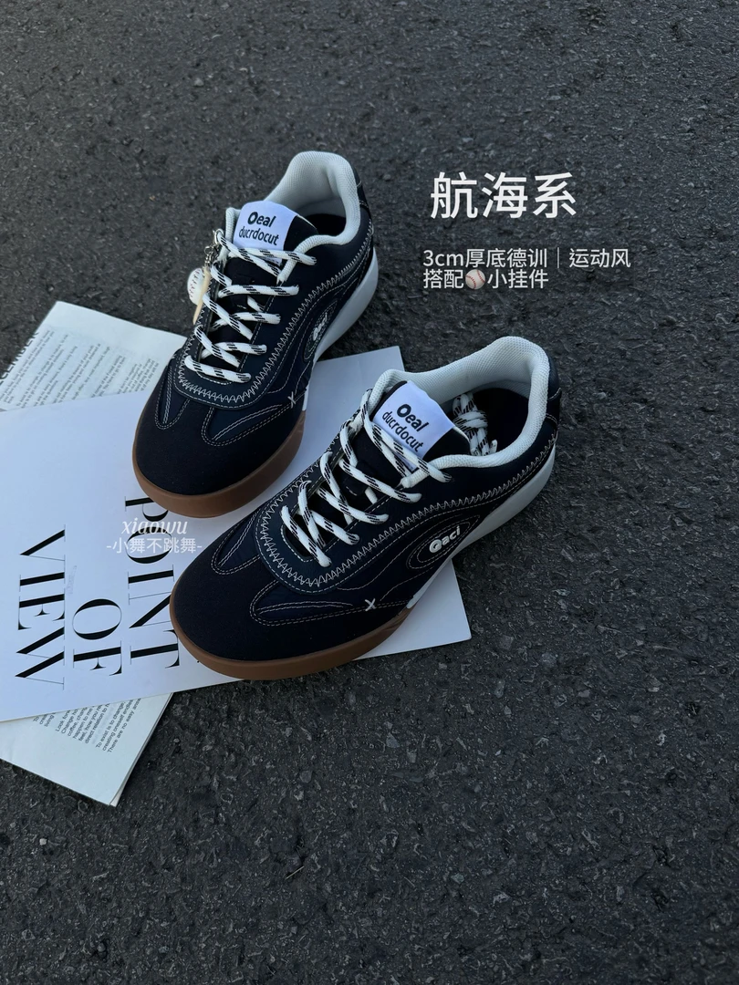 【小舞 航海系】厚底增高德训鞋运动休闲百搭芭蕾鞋防滑耐磨透气