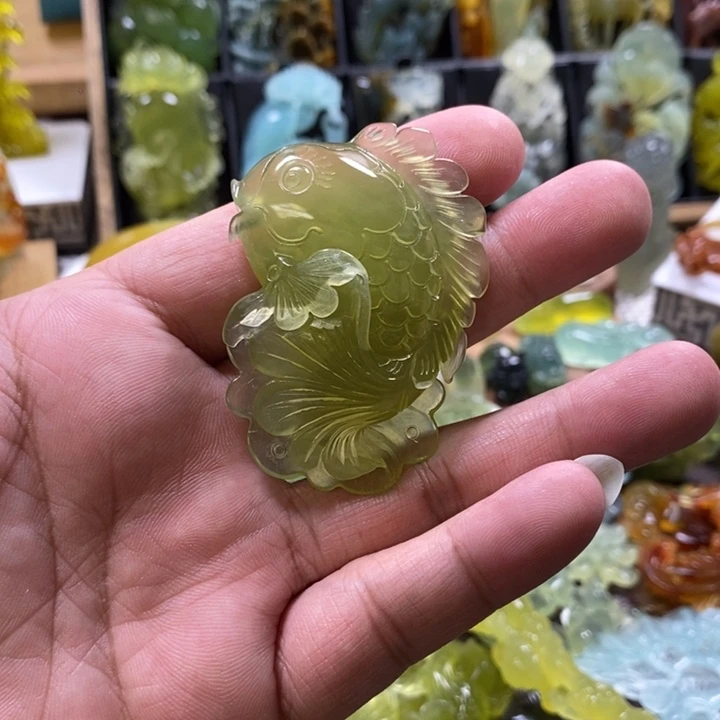 蛇纹石玉合金颈饰