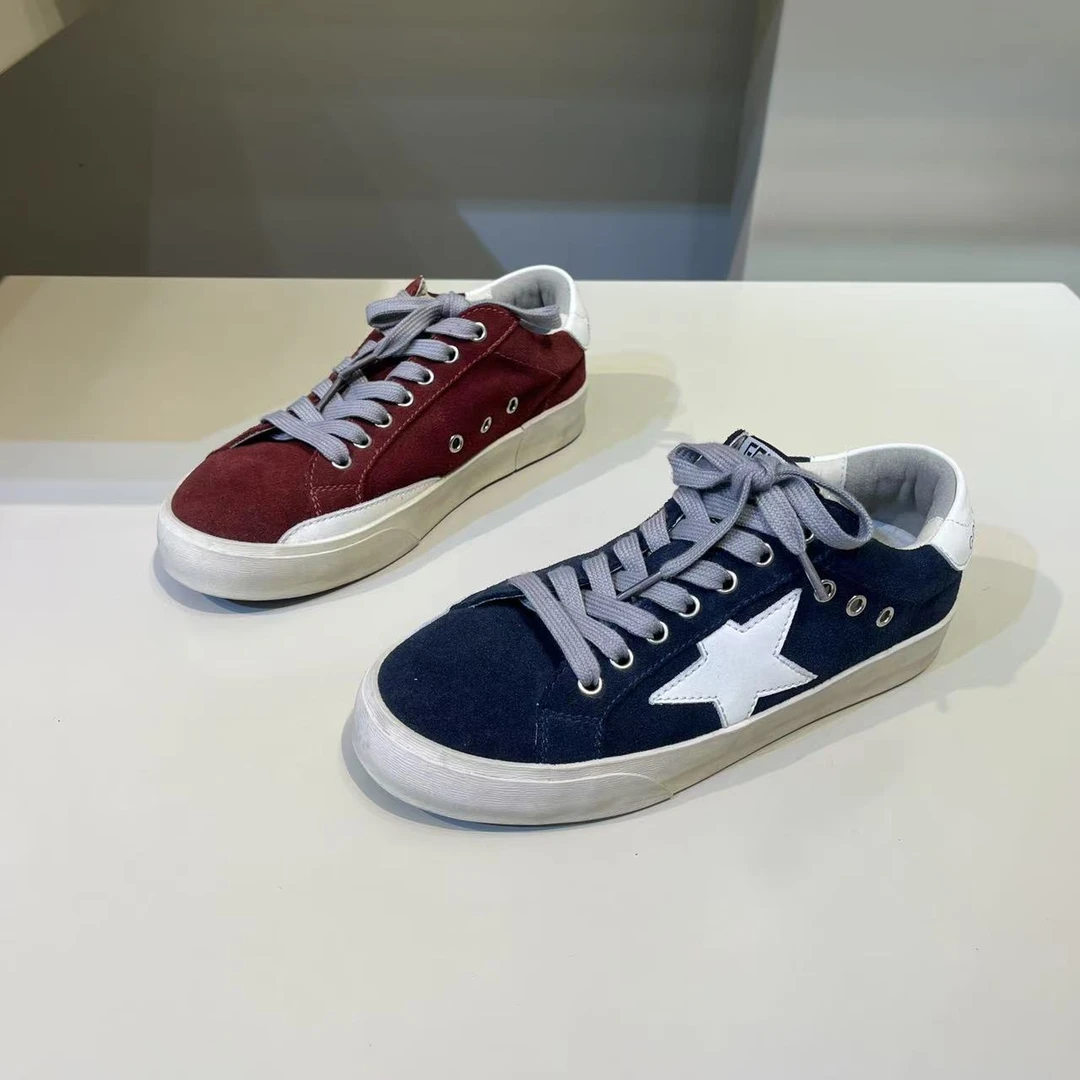 韩版时尚百搭舒适脏脏鞋休闲鞋透气低帮系带ins平底潮鞋潮流网红