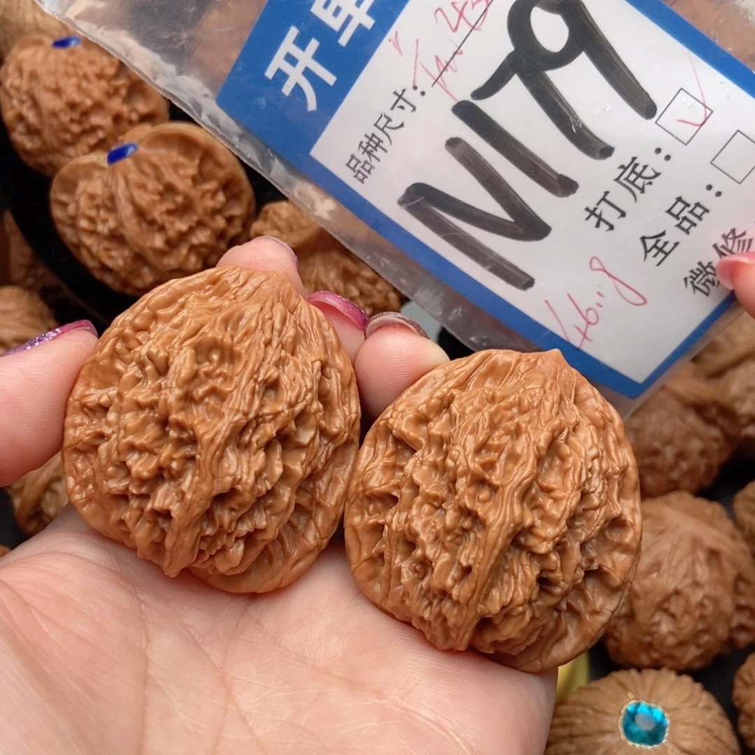 桃核吊坠核桃虎头