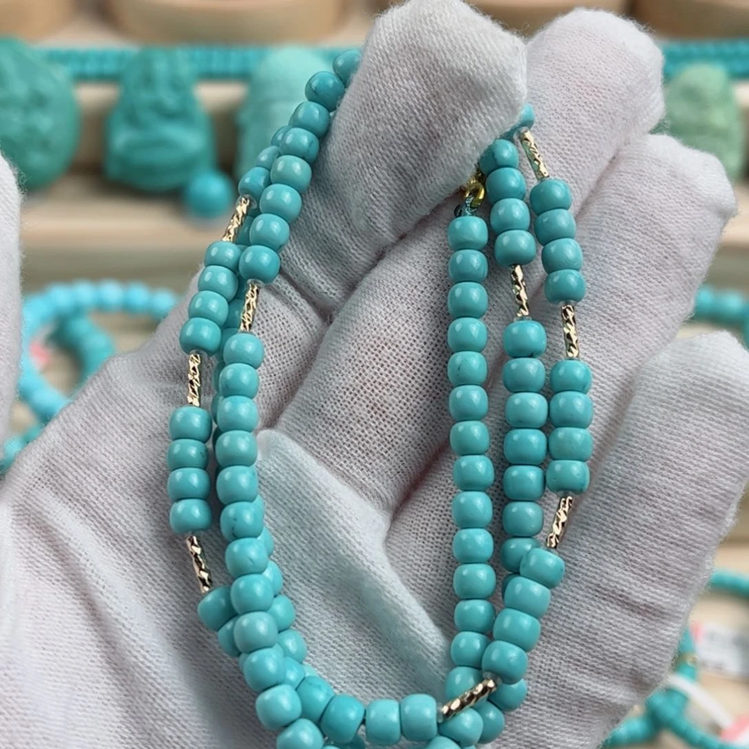 未镶嵌绿松石尺寸4.5mm