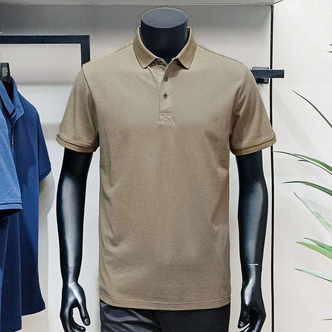 【断码清仓】全棉透气男士Polo衫纯色（多色可选）