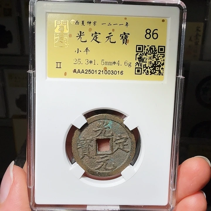 铜瀚海文物A光定元宝3016