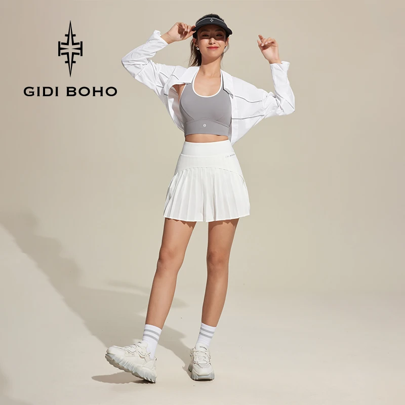 GIDI BOHO/极地薄荷夏季新款运动白色百搭外套防晒衣推荐女款外穿