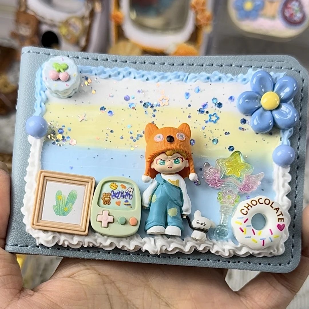 【萌粒卡包】奶油胶手作