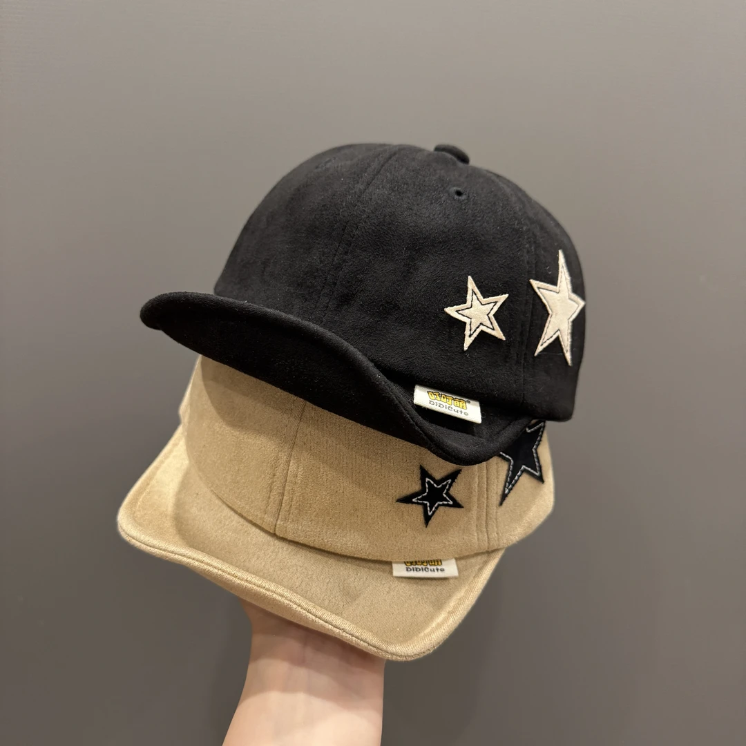 【星耀】宝宝帽子春秋季星星软檐鸭舌帽婴幼儿防风保暖街头棒球帽