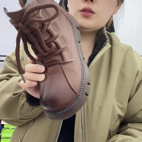 三醋酯纤维女士皮毛一体马丁36加厚