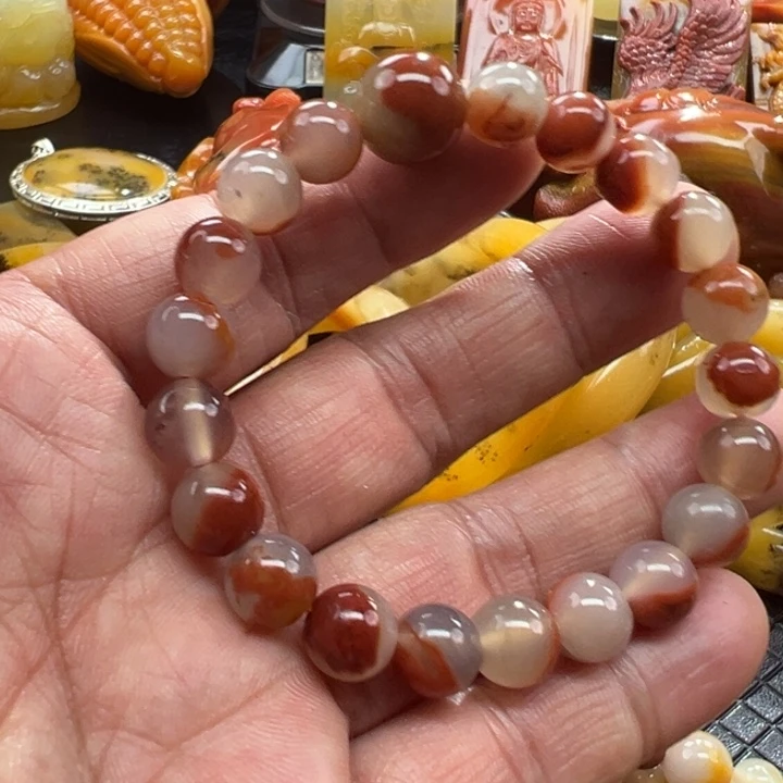 石英质玉（黄龙玉）颈饰未镶嵌