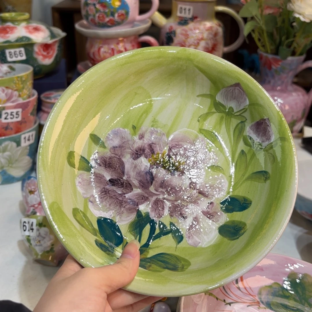 景德镇手绘高温釉下彩陶瓷茶具