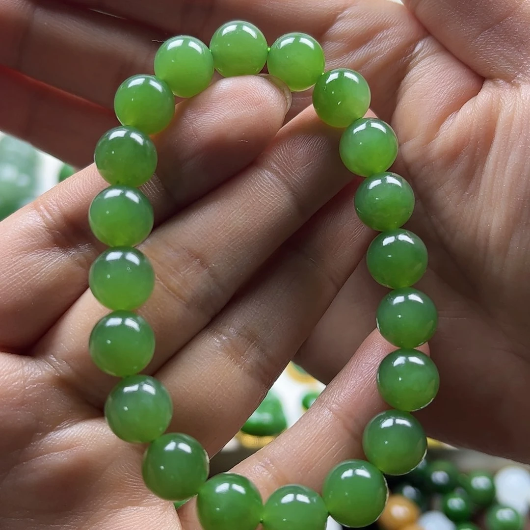 和田玉手串未镶嵌