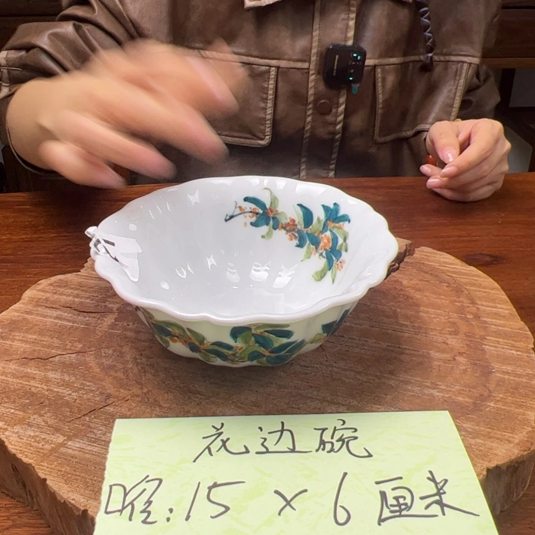 瓷片景德镇陶瓷手工手绘制作