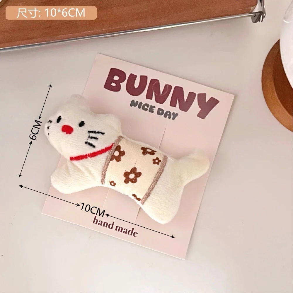 头饰发夹秋冬卡通夹子饰品刘海夹边夹鸭嘴夹卡通风女