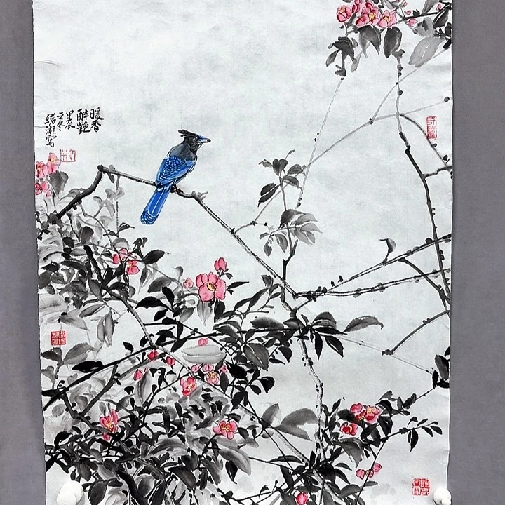 国画亲笔手绘放心去藏