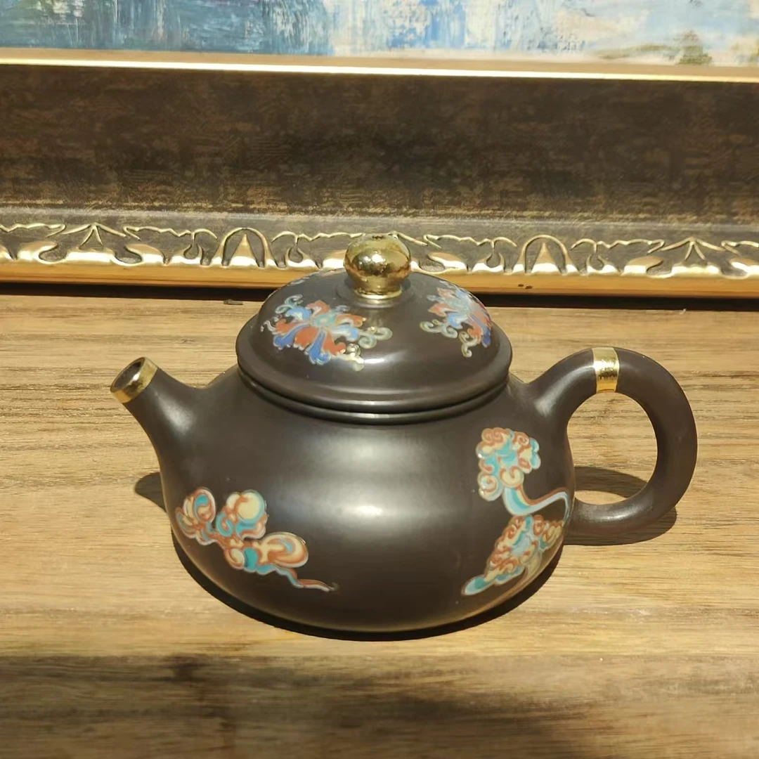 赵晖大红袍还原烧繁花描金小品容天