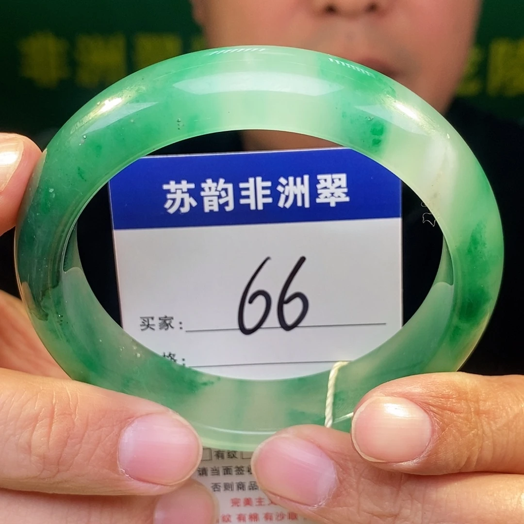 石英质玉（非洲翠）未镶嵌手镯