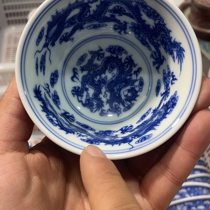 摆件陶景德镇陶瓷主人杯233