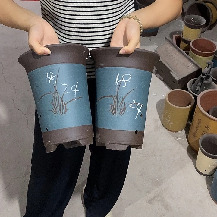 紫砂花盆紫砂花盆