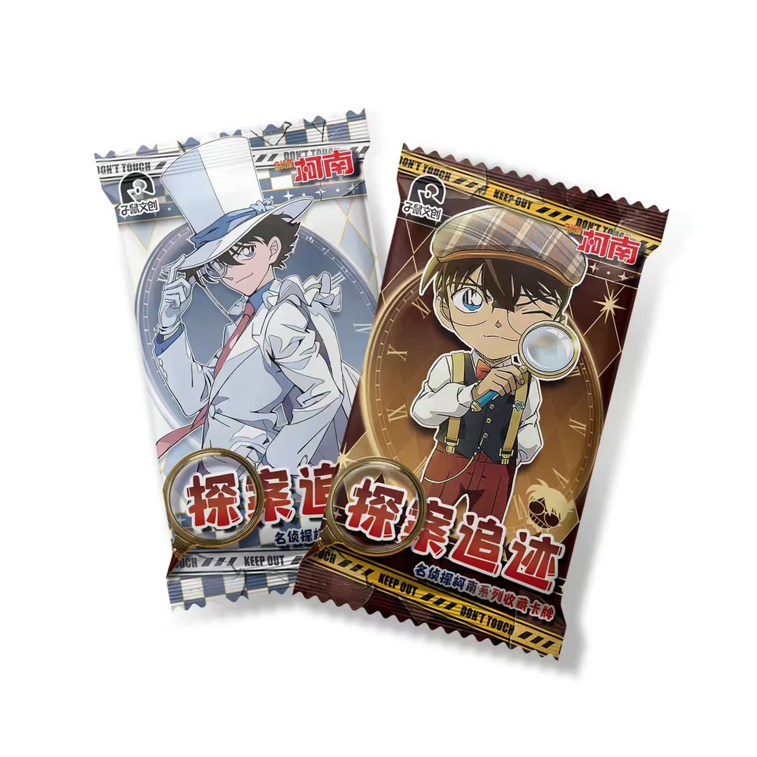 新人福福《子鼠文创&名侦探柯南》探案追踪卡牌盲盒【主播代拆】