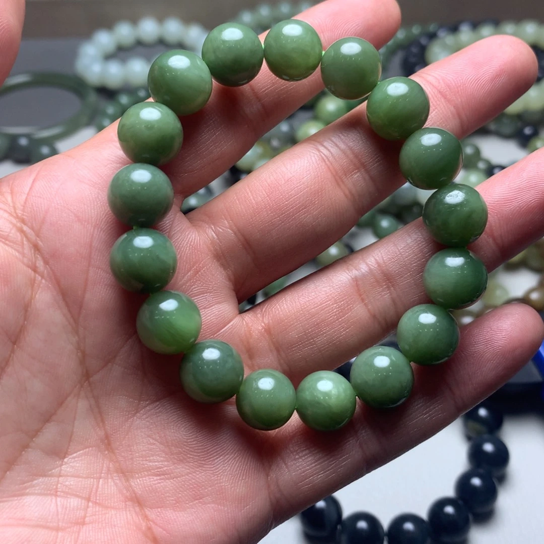 和田玉未镶嵌手链