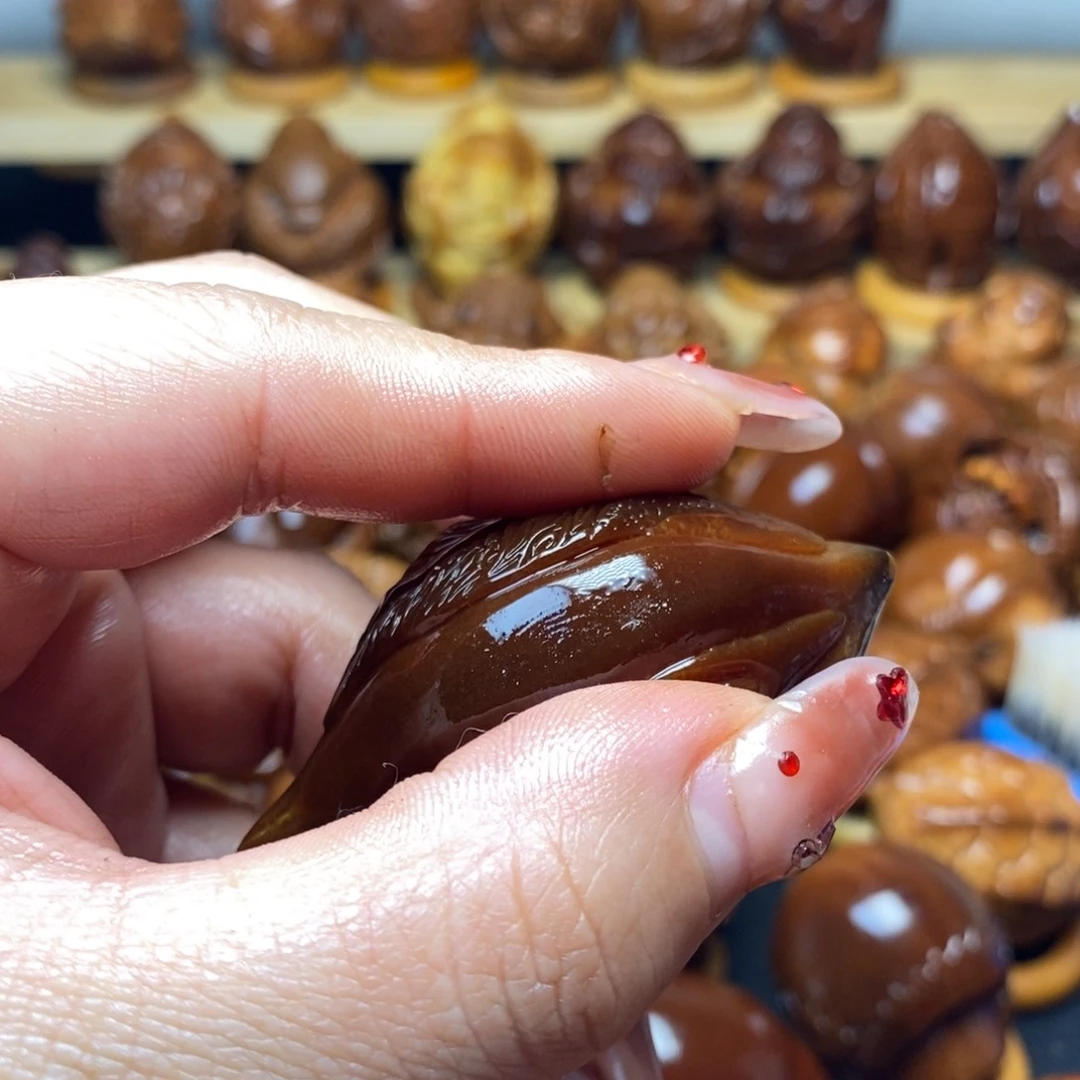 【闪购商品】橄榄核吊坠旬****）纯手工四面