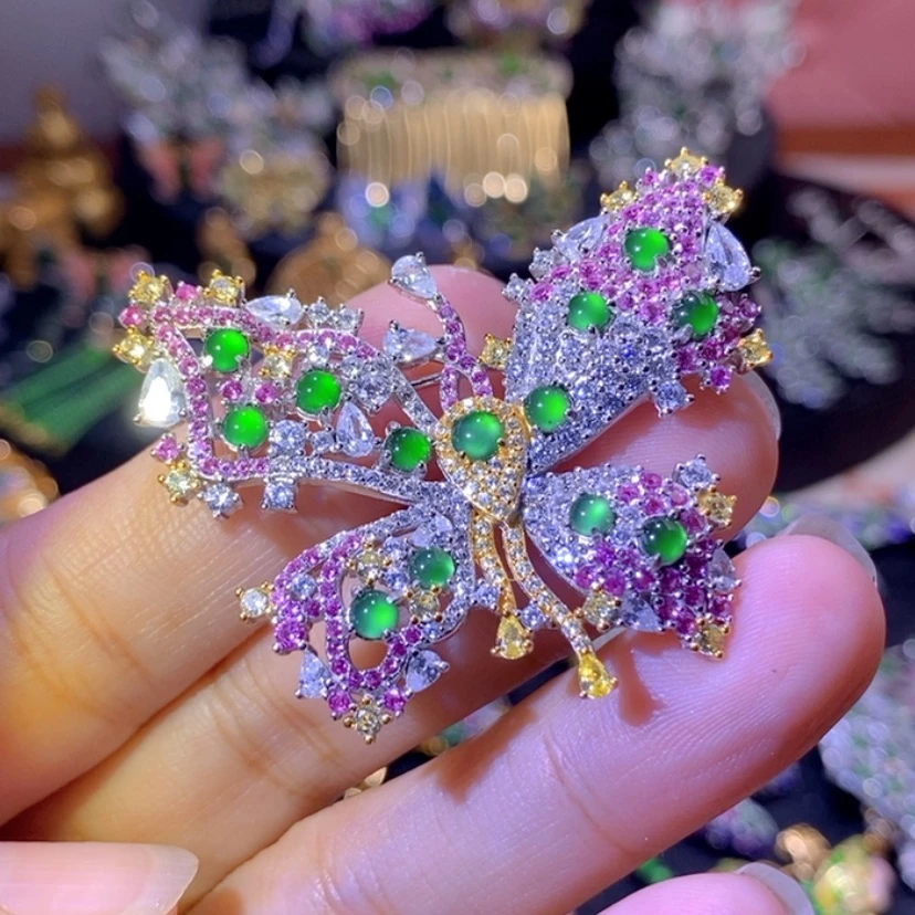 【闪购商品】翡翠挂件银S925镶嵌