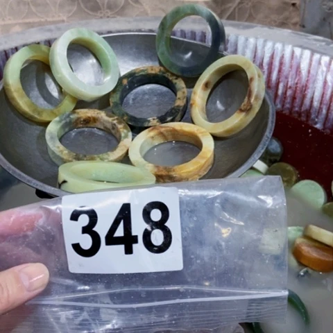 【闪购商品】蛇纹石玉珠宝半成品未镶嵌