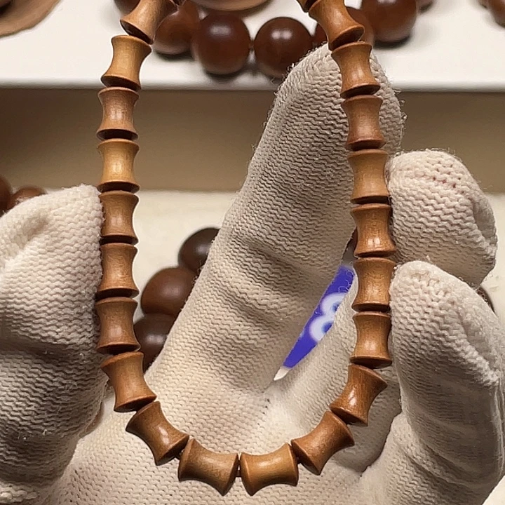 檀香木手串/手链老山檀香6.8竹节