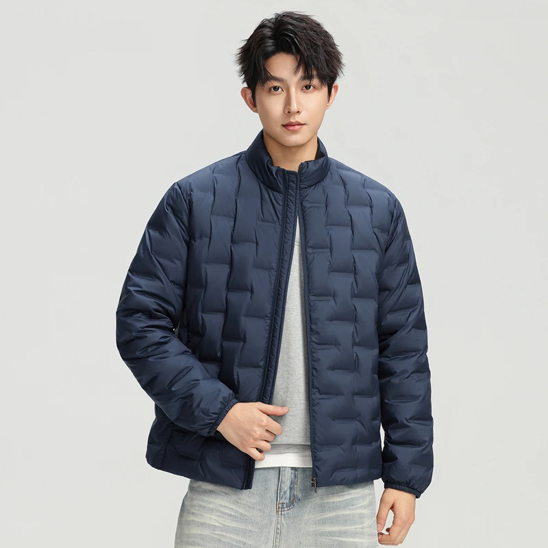 2519新款轻薄羽绒服立领短款男女同款