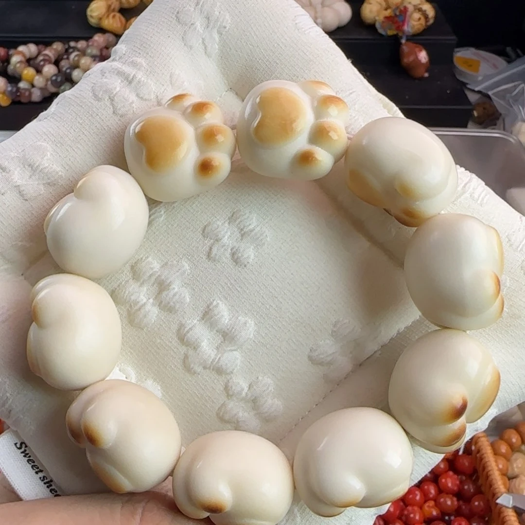 菩提根/象牙果吊坠卡27炭烤熊抓手串一条通货